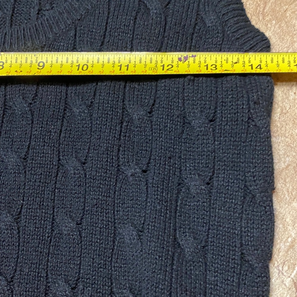 GAP Elegant Black Knit Sleeveless Top Longer Length Medium Tall Spring Summer - Picture 8 of 8